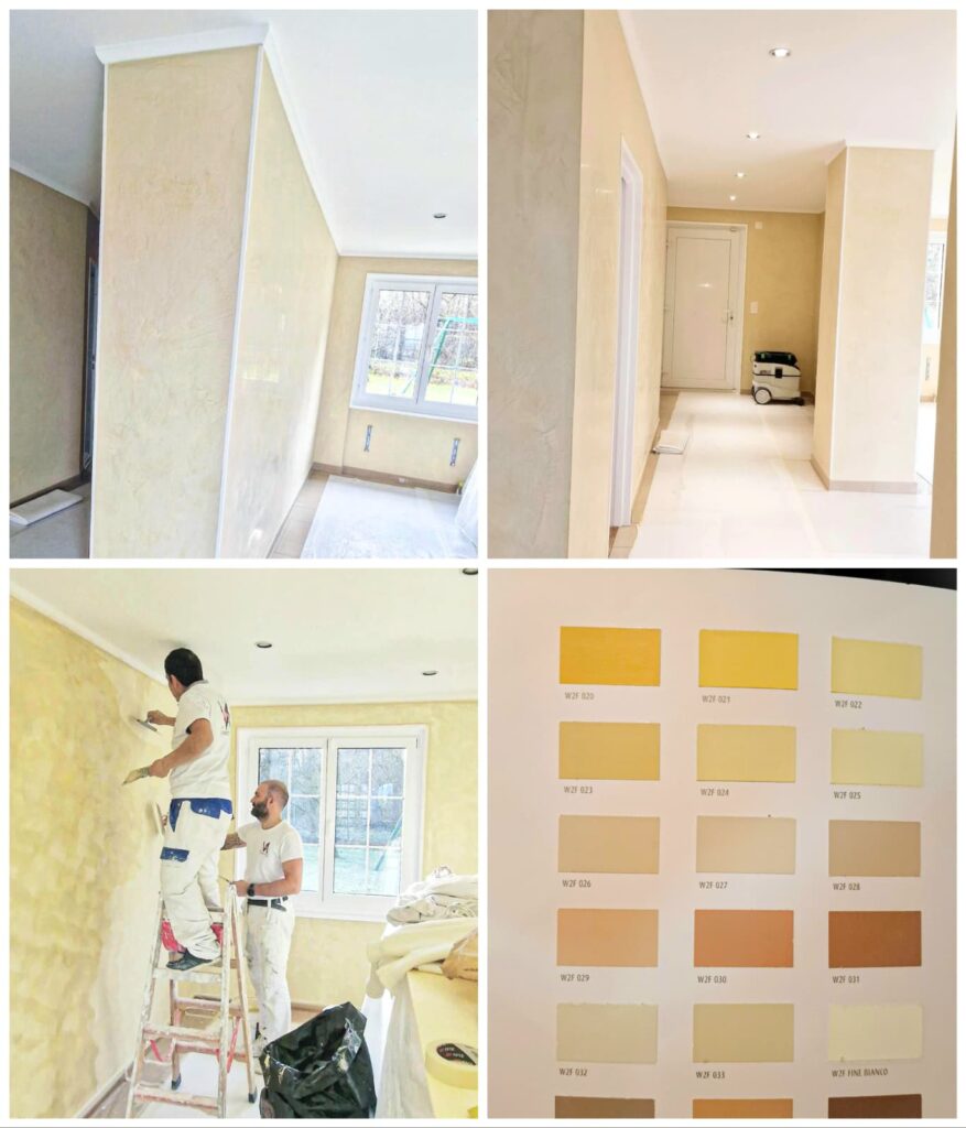 Rénovation salon: Stucco Veneziano Marbre, Crans-Montana (Valais, district de Sierre)